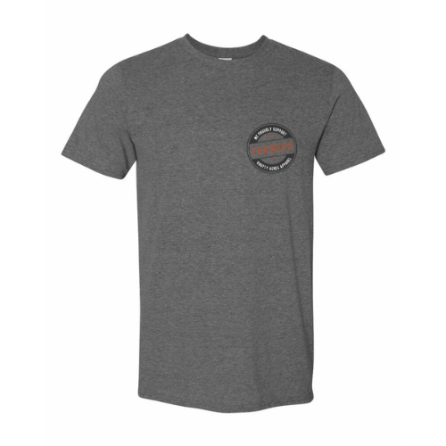 Mens Short Sleeve Tee - heather dark grey