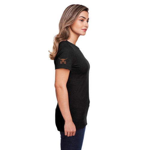 Ladies Short Sleeve Tee - black