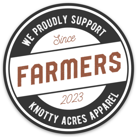 Supporting Farmers Sticker - Round